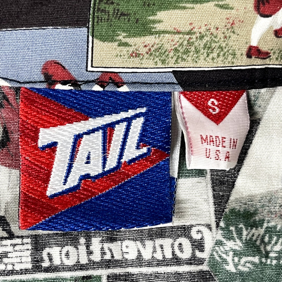 Vintage Tail Golf Bomber Jacket Womens Small Full Zip Allover Print USA Made - Picture 8 of 15